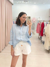 Load image into Gallery viewer, Linen Short With Beaded Tie
