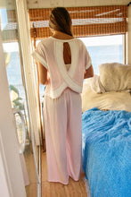 Load image into Gallery viewer, Pink Striped Drawstring Lounge Pants
