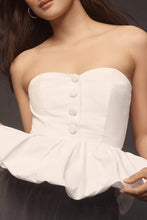 Load image into Gallery viewer, Tube Top with Bubble Hem
