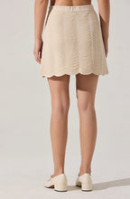Load image into Gallery viewer, Perrine Scalloped Mini Skirt
