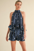 Load image into Gallery viewer, Polka Dot Halter Short Set
