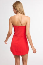 Load image into Gallery viewer, Red Tube Mini Dress
