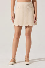 Load image into Gallery viewer, Perrine Scalloped Mini Skirt
