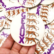 Load image into Gallery viewer, Geaux - Cream - Game Day Button
