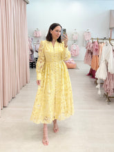 Load image into Gallery viewer, Lace Button Up Maxi Dress

