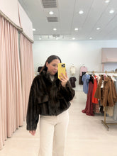 Load image into Gallery viewer, Faux Fur Utility Jacket Brown
