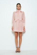 Load image into Gallery viewer, Tie Neck Mini Dress
