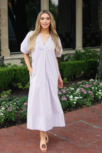 Load image into Gallery viewer, Stripe Poplin Maxi Shirt Dress
