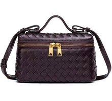 Load image into Gallery viewer, Zipper Satchel Woven Tote
