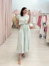 Load image into Gallery viewer, Crop Top Midi Skirt Set
