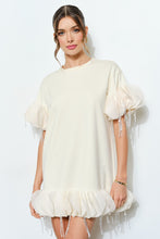 Load image into Gallery viewer, Ruffle Appliques Mini Dres
