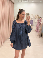 Load image into Gallery viewer, Striped Babydoll Ribbon Tie Mini
