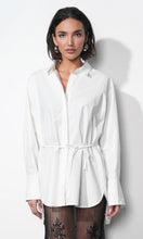 Load image into Gallery viewer, Charlotte Longline Oversized Button Up Shirt
