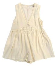 Load image into Gallery viewer, Voile Romper with Scalloped Trim
