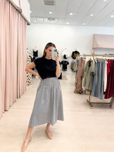 Load image into Gallery viewer, Striped Pintuck Maxi Skirt
