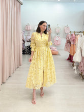 Load image into Gallery viewer, Lace Button Up Maxi Dress
