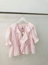 Load image into Gallery viewer, Pink Maisie Ruffle Top
