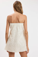 Load image into Gallery viewer, Twisted Bow Sequin Swing Dress
