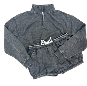 Pullover Half Zip Terry Sweatshirt