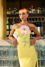 Load image into Gallery viewer, Hope Strapless Midi Dress in Yellow
