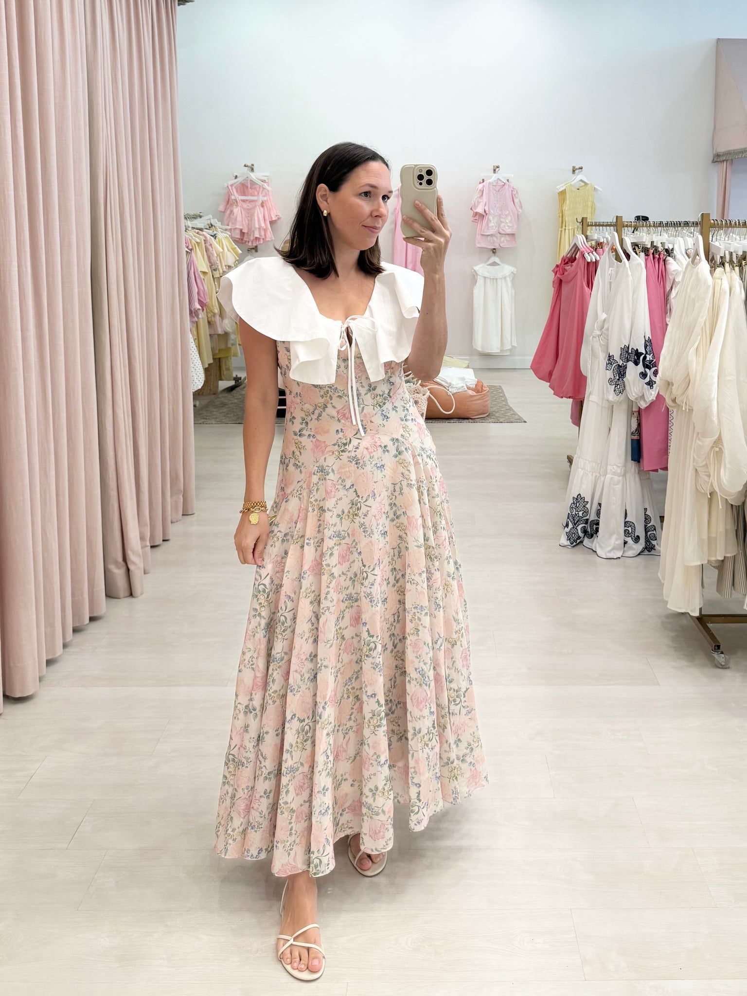 Fawn Collared Maxi Dress