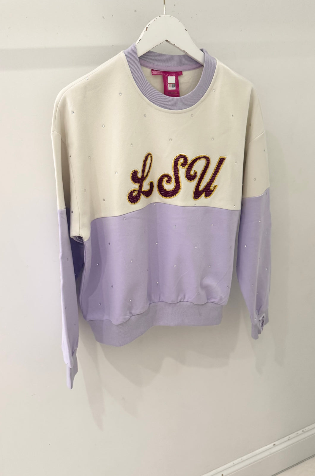 LSU Pastel Two Tone Sweatshirt