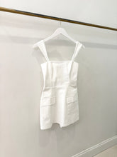 Load image into Gallery viewer, Denim Square Neck Mini Romper Dress
