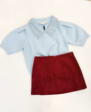 Load image into Gallery viewer, Rhinestone Puff Sleeve Sweater
