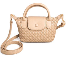 Load image into Gallery viewer, Woven Mini Tote Crossbody
