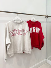 Load image into Gallery viewer, Merry Mock Neck Sweatshirt
