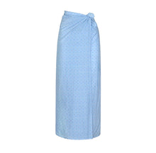 Load image into Gallery viewer, Blueberry Swiss Dot Sarong
