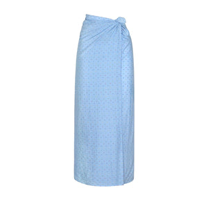 Blueberry Swiss Dot Sarong