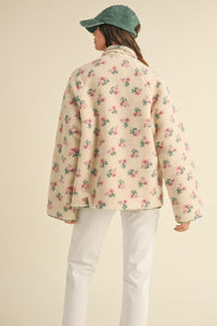 Floral Shearling Jacket