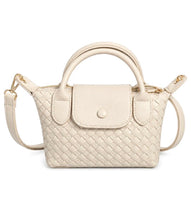 Load image into Gallery viewer, Woven Mini Tote Crossbody
