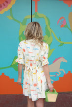 Load image into Gallery viewer, Multi Fish Pleated Dress

