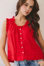 Load image into Gallery viewer, Button Front Tank Top
