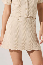 Load image into Gallery viewer, Perrine Scalloped Mini Skirt
