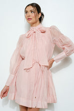 Load image into Gallery viewer, Tie Neck Mini Dress
