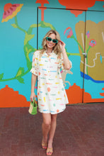 Load image into Gallery viewer, Multi Fish Pleated Dress
