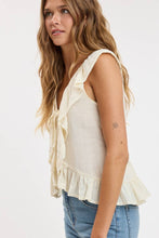 Load image into Gallery viewer, Cascading Ruffle Lace Top
