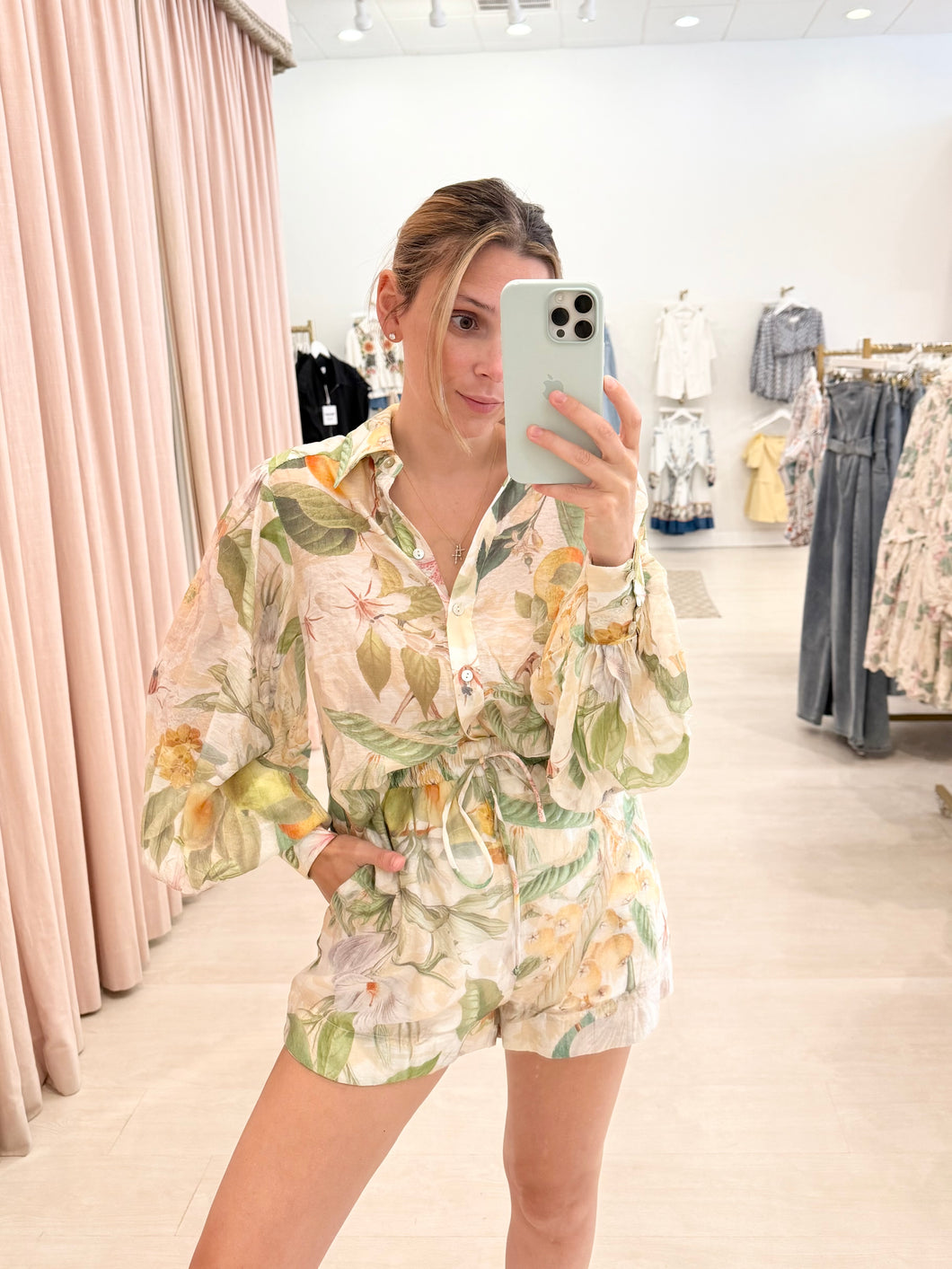 Fruit and Florals Short Set