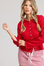 Load image into Gallery viewer, Red Cardigan
