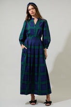 Load image into Gallery viewer, Harrisville Plaid A-Line Maxi Skirt
