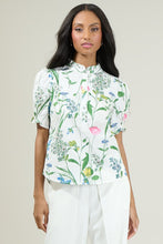 Load image into Gallery viewer, Garden Floral Puff Sleeve Top
