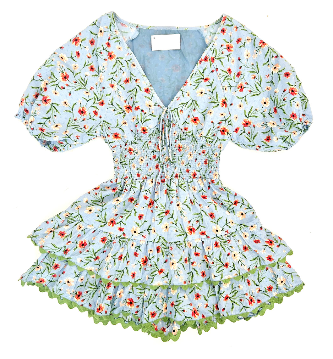 Elora Smocked Romper