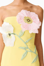 Load image into Gallery viewer, Hope Strapless Midi Dress in Yellow
