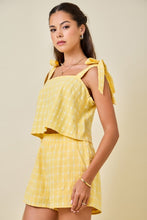 Load image into Gallery viewer, Squared Neck Textured Short Set
