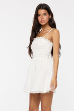 Load image into Gallery viewer, Lace Trim Mini Dress
