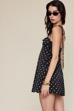 Load image into Gallery viewer, Satin Polka Dot Mini Dress
