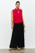 Load image into Gallery viewer, Tie-neck Chiffon Sleeveless Blouse
